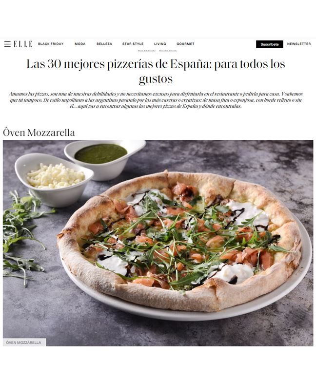 Mejores pizzerías España